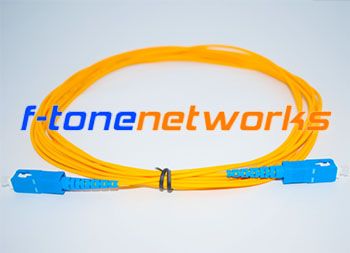 SC to LC, Multimode OM4 40Gb Fiber Patch Cord 50/125μm, Duplex